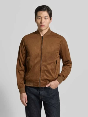 bomberka z materiału skóropodobnego z kieszeniami zapinanymi na zamek błyskawiczny MARKUP