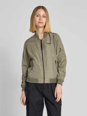 Bomberka z nadrukiem z logo model ‘CEND’ khujo