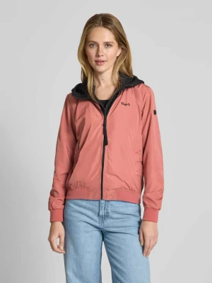 Bomberka z nadrukiem z logo model ‘SEEAM’ khujo