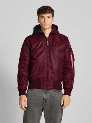 Bomberka z naszywką z logo alpha industries