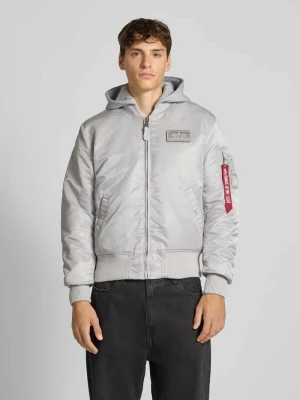 Bomberka z naszywką z logo alpha industries