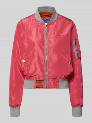 bomberka z naszywką z logo i kieszenią zapinaną na zamek błyskawiczny na rękawie Original Bombers