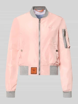 bomberka z naszywką z logo i kieszenią zapinaną na zamek błyskawiczny na rękawie Original Bombers