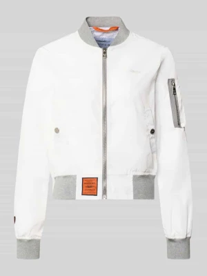 bomberka z naszywką z logo i kieszenią zapinaną na zamek błyskawiczny na rękawie Original Bombers