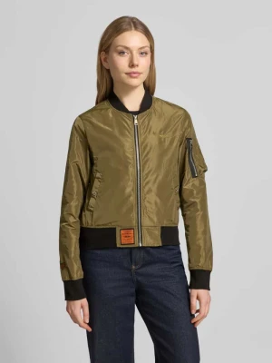 bomberka z naszywką z logo i kieszenią zapinaną na zamek błyskawiczny na rękawie Original Bombers