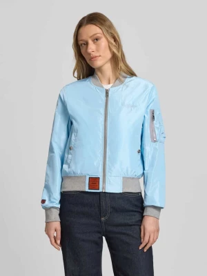 bomberka z naszywką z logo i kieszenią zapinaną na zamek błyskawiczny na rękawie Original Bombers