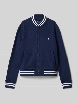 Bomberka z wyhaftowanym logo i wpuszczanymi kieszeniami Polo Ralph Lauren Teens