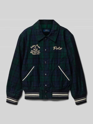 Bomberka z wyhaftowanym logo Polo Ralph Lauren Teens