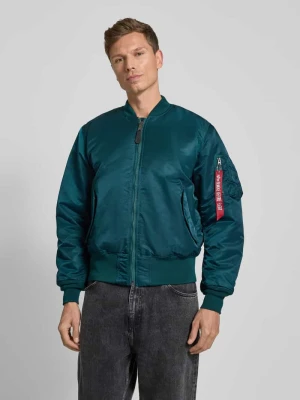 Bomberka ze stójką i kieszeniami z patką alpha industries