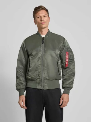 Bomberka ze stójką i kieszeniami z patką alpha industries