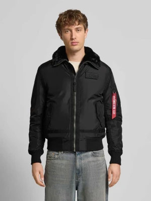 Bomberka ze stójką i zamkiem błyskawicznym alpha industries