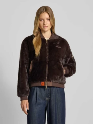 Bomberka ze sztucznego futra z dwustronnym zamkiem błyskawicznym Original Bombers