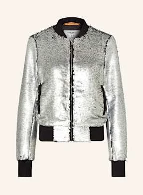 Bombers Original Bluzon Z Dwustronnymi Cekinami silber