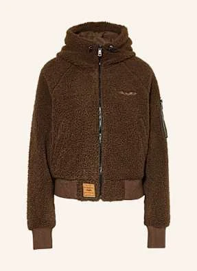 Bombers Original Kurtka Pluszowa braun