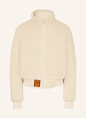 Bombers Original Kurtka Pluszowa weiss