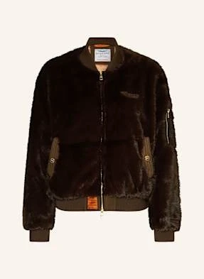 Bombers Original Kurtka Ze Sztucznego Futra braun