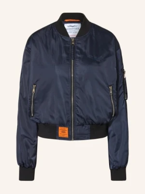 Bombers Original Satynowa Kurtka blau