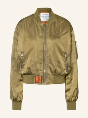 Bombers Original Satynowa Kurtka gruen