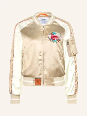 Bombers Original Satynowa Kurtka Yoshino Woman beige