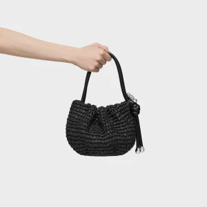 Bombonera Negra De Rafia Tous Daisy - Tous