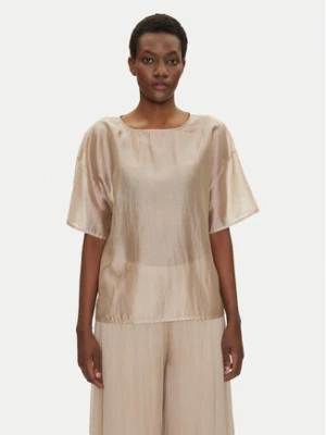 Bomboogie Bluzka SW9008TLYA5 Beżowy Relaxed Fit