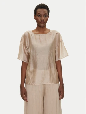 Bomboogie Bluzka SW9008TLYA5 Beżowy Relaxed Fit