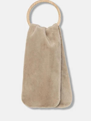 Bomboogie szalik damski kolor beżowy gładki WW6216TFSB5