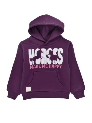 Bondi Bluza "Horses" w kolorze fioletowym rozmiar: 116