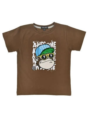 Bondi Koszulka "Awesome" w kolorze brązowym rozmiar: 164