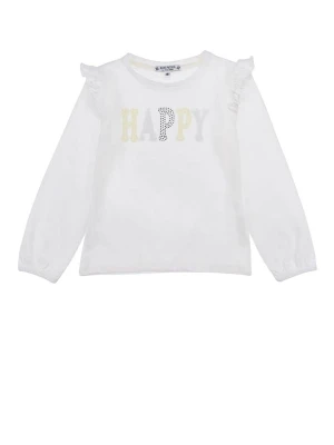 Bondi Koszulka "Happy" w kolorze białym rozmiar: 110
