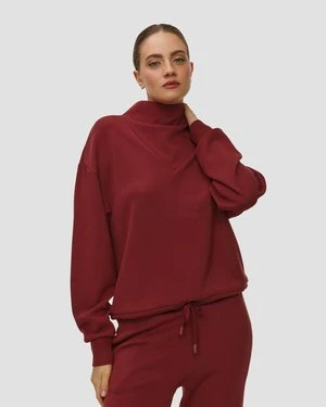 Bordowa Bluza Damska Varley Betsy Sweat