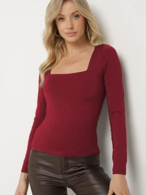 Bordowa Bluzka Alexusi by swan