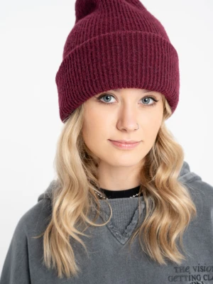 Bordowa czapka zimowa Reporter