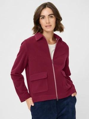 Bordowa marynarka damska z wełną – New Passion Olsen