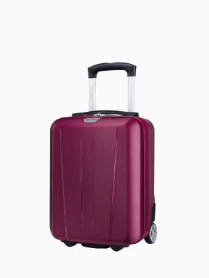 Bordowa mini walizka kabinowa Puccini
