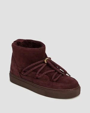 Bordowe Buty Zimowe Damskie Inuikii Classic Low