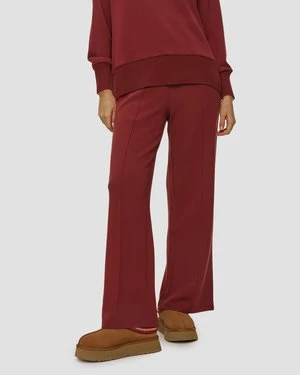 Bordowe Spodnie Dresowe Damskie Varley The Wide Leg Pant 30