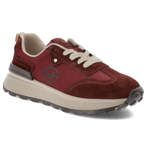 Bordowe Tenisky Vinceza Sportowe Obuwie Damskie