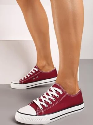 Bordowe Trampki Jazlyn
