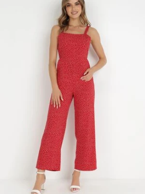 Bordowy Kombinezon Aereira rosa