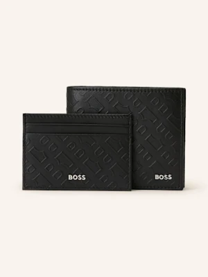 Boss 2-Częściowy Zestaw Outline: Portfel I Etui Na Karty schwarz