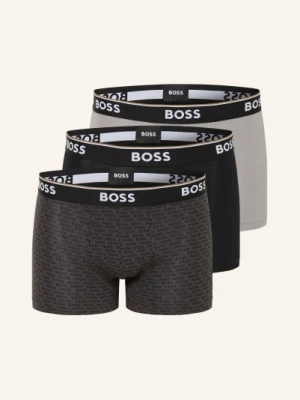 Boss 3-Pak Bokserek Power grau szary