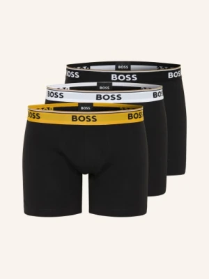 Boss 3-Pak Bokserek Power schwarz CZARNY