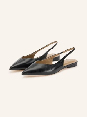 Boss Baleriny Typu Slingback Miah schwarz CZARNY