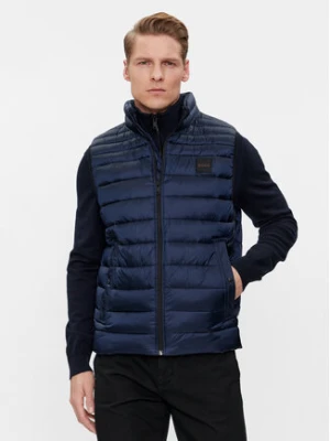 BOSS Bezrękawnik Odeno1 50505255 Granatowy Slim Fit