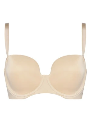 BOSS Biustonosz bardotka 50535806 Beżowy