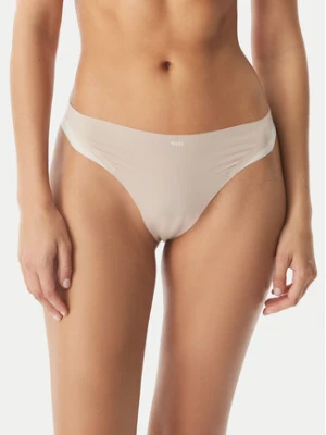 BOSS Biustonosz bezfiszbinowy 50556262 Beżowy jasny