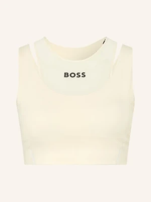 Boss Biustonosz Sportowy Ekaden Z Siateczką beige