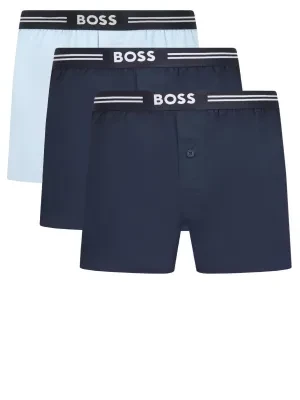 BOSS BLACK Bokserki 3-pack 3P Woven Boxer