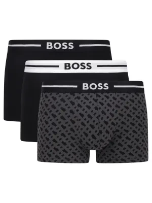 BOSS BLACK Bokserki 3-pack Bold Design